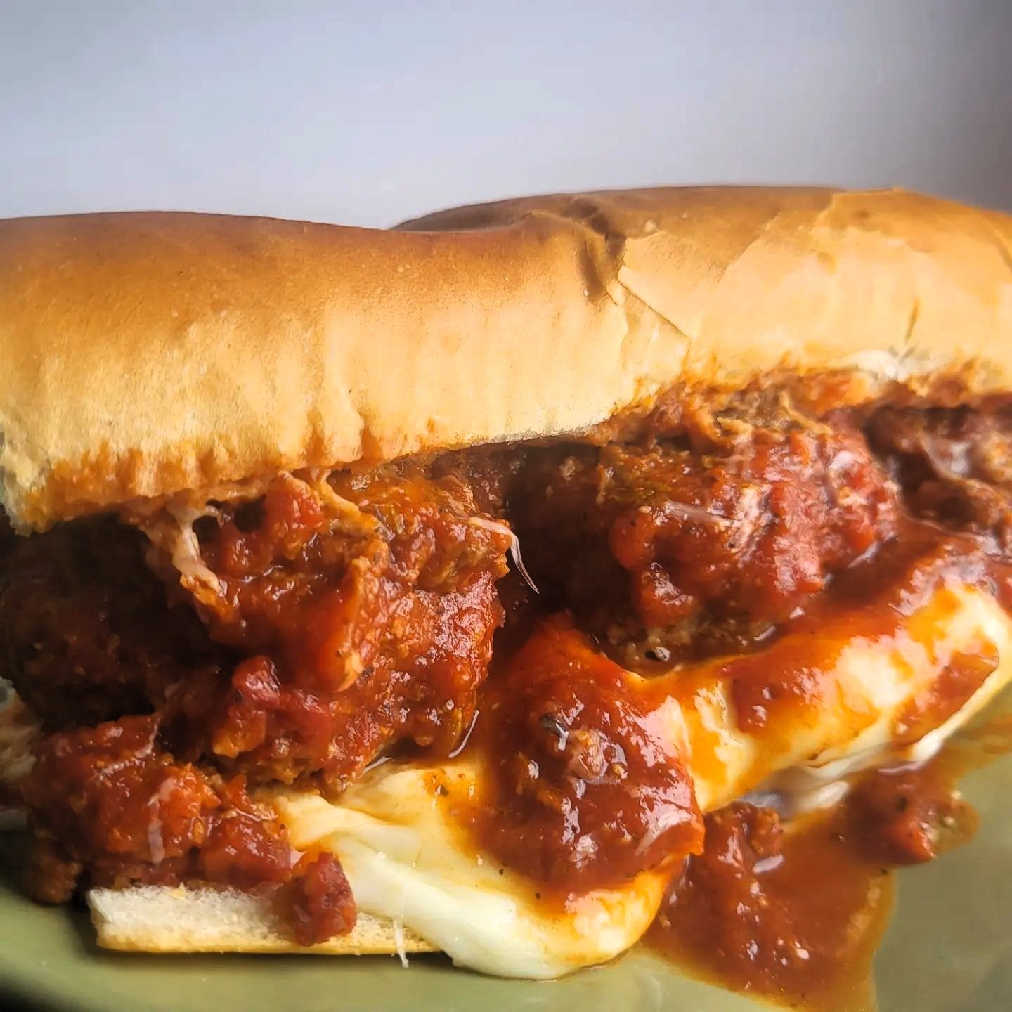 chicago johnny meatball sandwich with gravy

