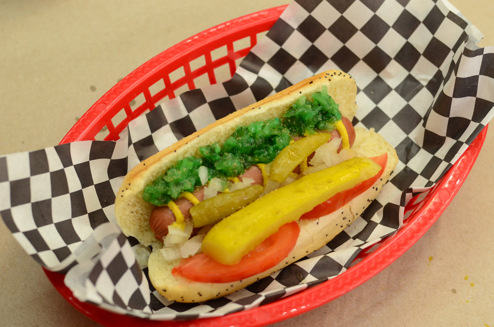 classic chicago hot dog